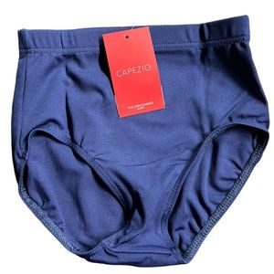 CAPEZIO women’s navy blue size XS ballet dance briefs shorts NWT